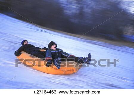 Two children on a raft View Large Photo Image Stock Image - Two children on a raft. Fotosearch
