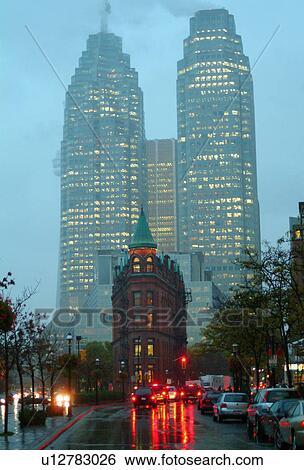 Two skyscrapers View Large Photo Image Stock Photograph - Two skyscrapers. Fotosearch