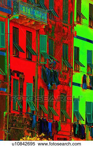 Stock Photography - View of Buildings in Italy. Fotosearch