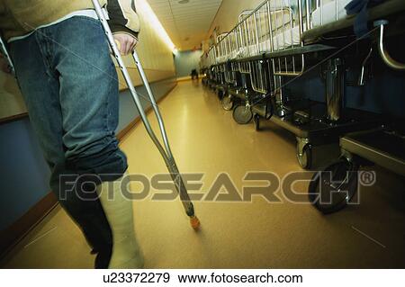 Walking down a hospital hallway View Large Photo Image Stock Photo - Walking down a hospital hallway. Fotosearch