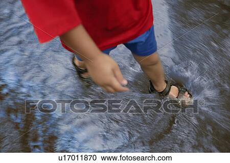 Walking through the water View Large Photo Image Stock Image - Walking through the water. Fotosearch