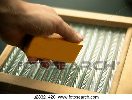 Stock Image - Washboard and soap. Fotosearch