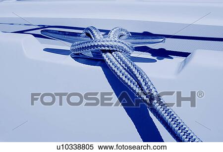 Water ski rope tied to boat View Large Photo Image Stock Photography - Water ski rope tied to boat. Fotosearch