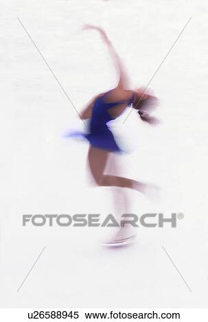 Woman figure skating View Large Photo Image Stock Photography - Woman figure skating. Fotosearch