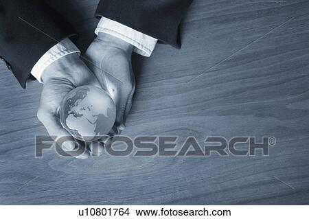 World in his hands View Large Photo Image Picture - World in his hands. Fotosearch