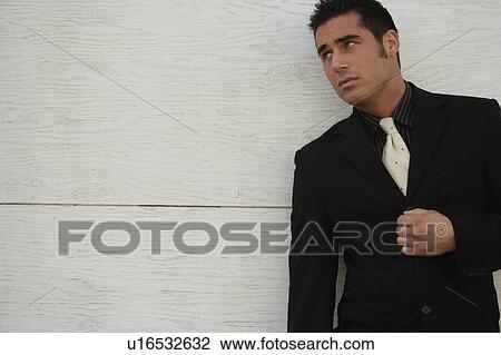 Stock Image - A businessman's expression. Fotosearch