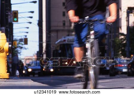 A busy city street View Large Photo Image Stock Photo - A busy city street. Fotosearch