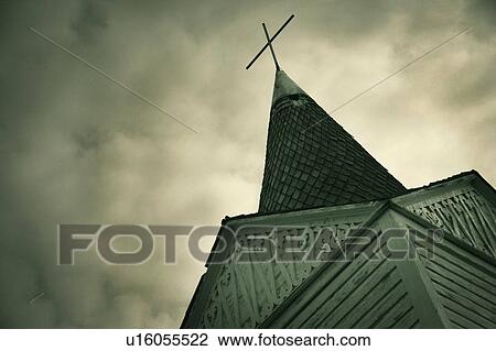 A cross on a steeple of a church View Large Photo Image Stock Image - A cross on a steeple of a church. Fotosearch