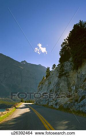 A scenic mountain road View Large Photo Image Picture - A scenic mountain road. Fotosearch