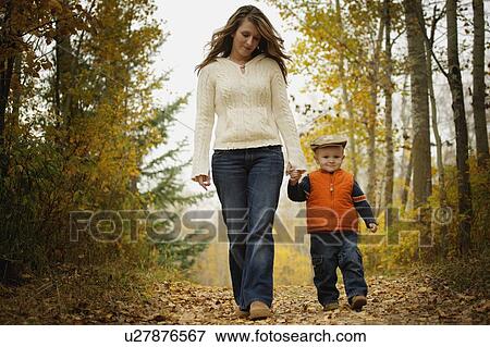 Stock Photo - A walk in the woods. Fotosearch