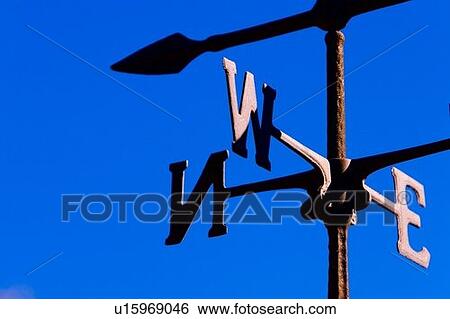Stock Photograph - A wind compass. Fotosearch
