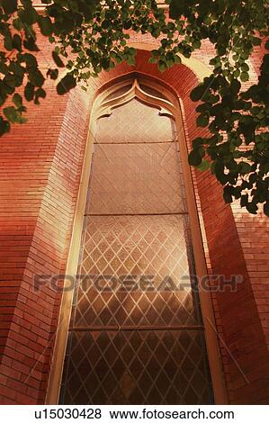Stock Photo - An arched window. Fotosearch