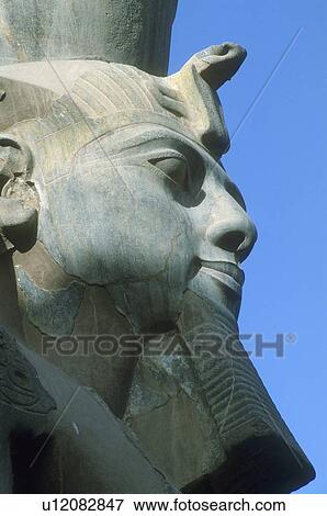 Ancient carving of a pharaoh's head View Large Photo Image Stock Photo - Ancient carving of a pharaoh's head. Fotosearch