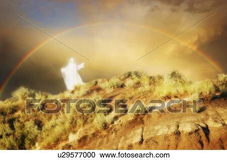 Angel under a rainbow View Large Photo Image Stock Image - Angel under a rainbow. Fotosearch