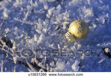 Stock Photograph - Christmas decoration outside. Fotosearch