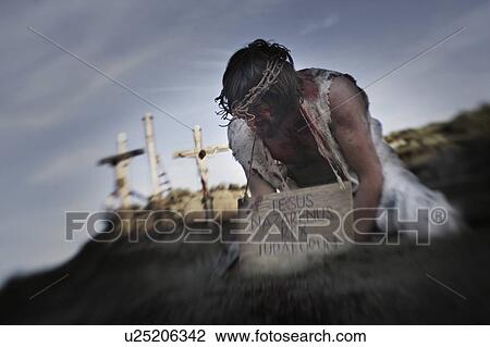 Christ's crucifixion View Large Photo Image Stock Image - Christ's crucifixion. Fotosearch