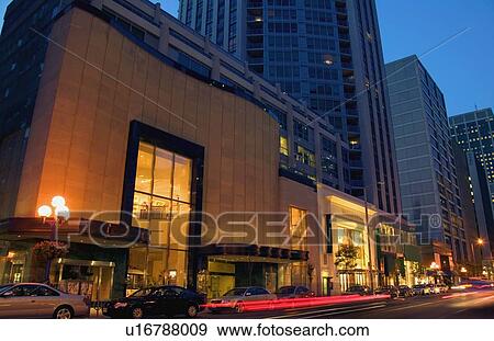 City life early evening View Large Photo Image Stock Photo - City life early evening. Fotosearch