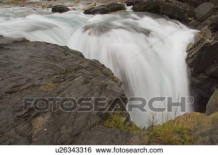 Closeup of a waterfall View Large Photo Image Stock Photograph - Closeup of a waterfall. Fotosearch