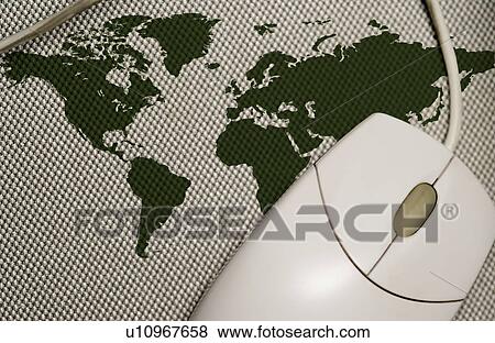 Stock Photo - Computer mouse pad and mouse. Fotosearch