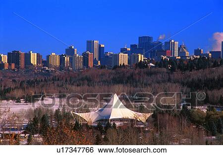 Stock Photograph - Edmonton Skyline. Fotosearch