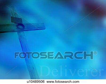 Stock Photograph - Empty cross. Fotosearch