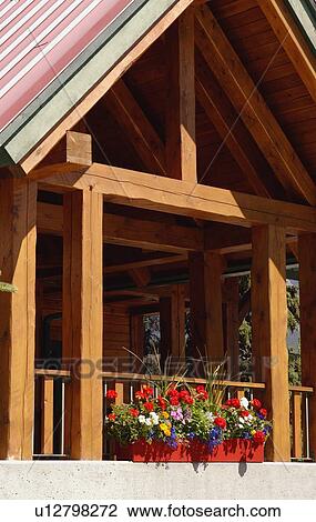 Exterior of timber framed building View Large Photo Image Stock Image - Exterior of timber framed building. Fotosearch