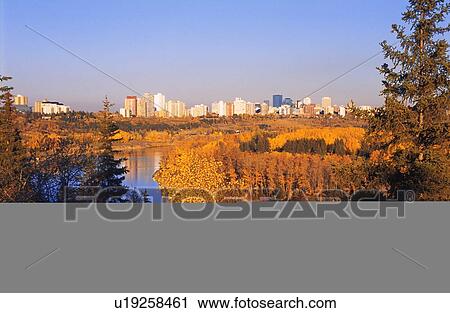 Fall skyline of city View Large Photo Image Stock Image - Fall skyline of city. Fotosearch
