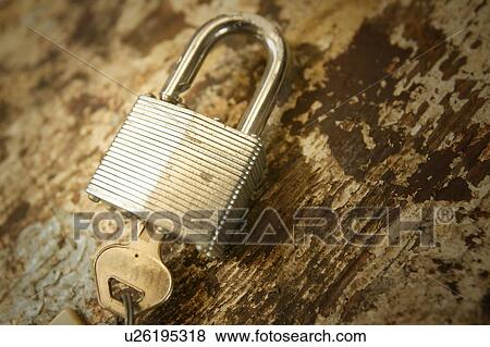 Lock and Key View Large Photo Image Stock Photo - Lock and Key. Fotosearch