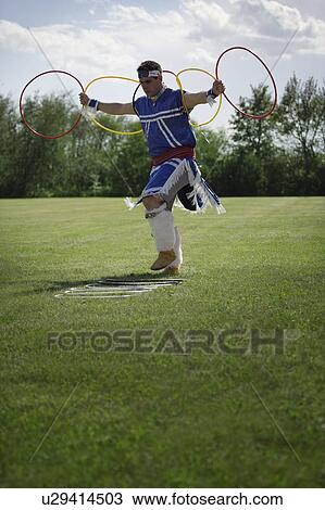 Stock Image - Male Native dancer. Fotosearch