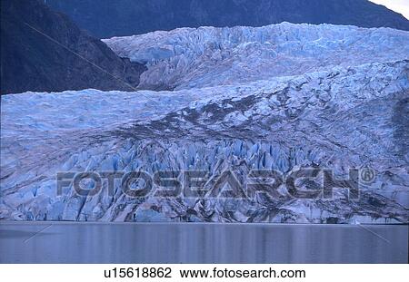 Stock Image - Mendenhall Glacier. Fotosearch