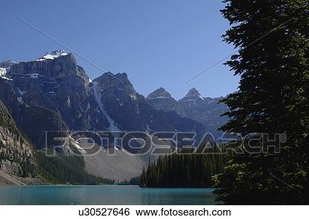 Mountain range and lake View Large Photo Image Stock Photograph - Mountain range and lake. Fotosearch