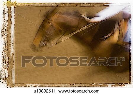 Stock Image - Moving horse. Fotosearch