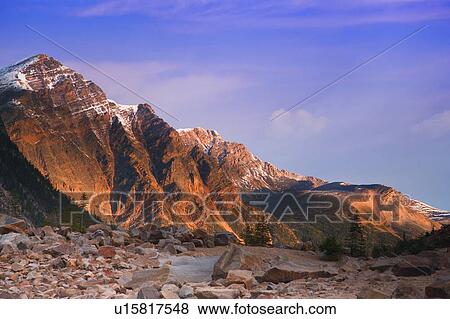 Path of the Glacier Trail Mt Edith Cavell Jasper View Large Photo Image Stock Photo - Path of the Glacier Trail Mt Edith Cavell Jasper. Fotosearch