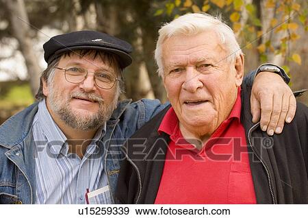 Portrait of two men View Large Photo Image Stock Photo - Portrait of two men. Fotosearch