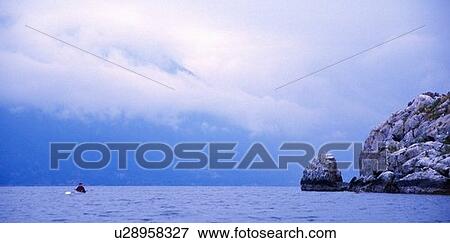 Scenic view on a canoe near Anvil Island View Large Photo Image Stock Photo - Scenic view on a canoe near Anvil Island. Fotosearch