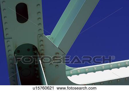 Stock Image - Steel beams. Fotosearch