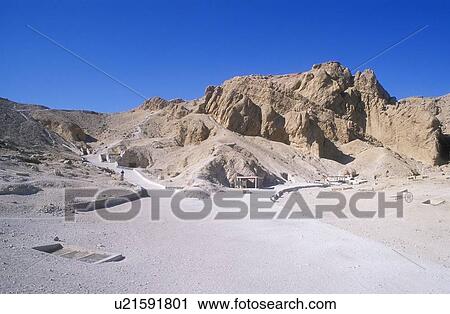 Stock Image - Valley of the Queens, Luxor, Egypt. Fotosearch