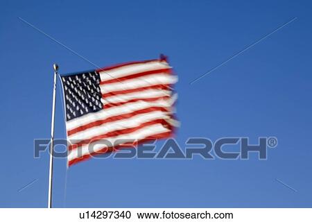 Stock Image - American Flag. Fotosearch