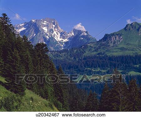 Stock Photo - Austrian Alps, Voralberg region. Fotosearch