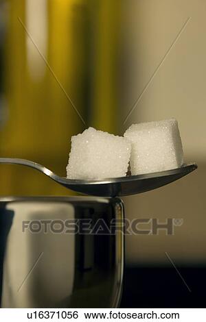 Stock Photograph - Close-up Sugar Cubes. Fotosearch
