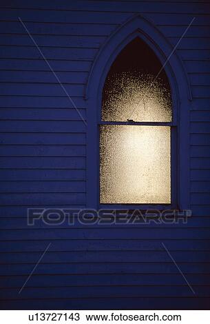 Exterior of church arched window View Large Photo Image Stock Image - Exterior of church arched window. Fotosearch