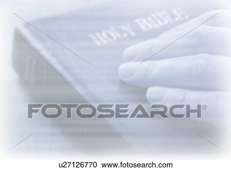 Hand on Bible Background View Large Photo Image Stock Image - Hand on Bible Background. Fotosearch