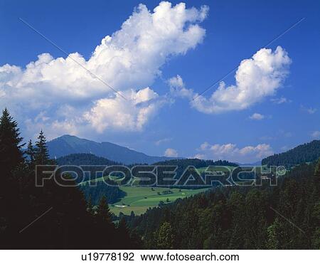 Stock Image - Mountain scene in Austrian Tirol region. Fotosearch