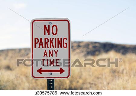 Stock Photograph - No parking sign. Fotosearch