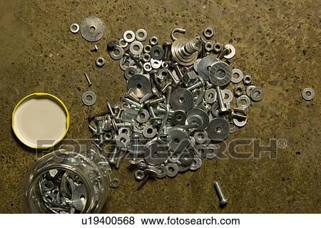 Stock Photo - Nuts and bolts. Fotosearch