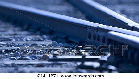 Railway Tracks View Large Photo Image Stock Image - Railway Tracks. Fotosearch