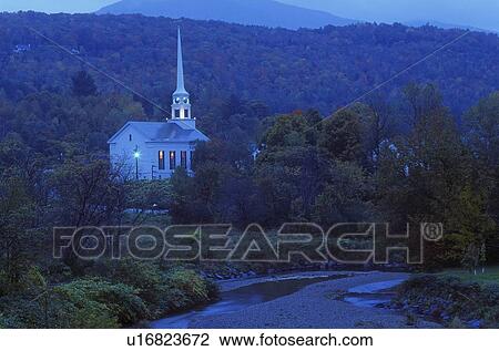Scenic church at twilight View Large Photo Image Stock Image - Scenic church at twilight. Fotosearch