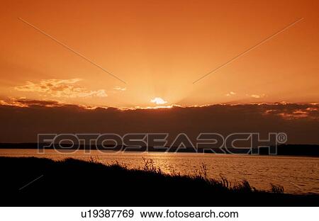 Scenic sunset View Large Photo Image Stock Photo - Scenic sunset. Fotosearch