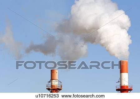 Smoke stacks View Large Photo Image Stock Image - Smoke stacks. Fotosearch