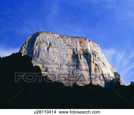 The Great White Throne, Zion National Park View Large Photo Image Picture - The Great White Throne, Zion National Park. Fotosearch